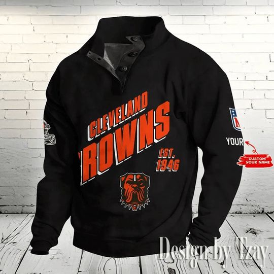 Cleveland Browns Stand Collar Sweatshirts