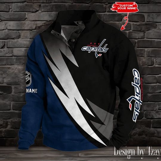 Discover Washington Capitals Stand Collar Sweatshirts