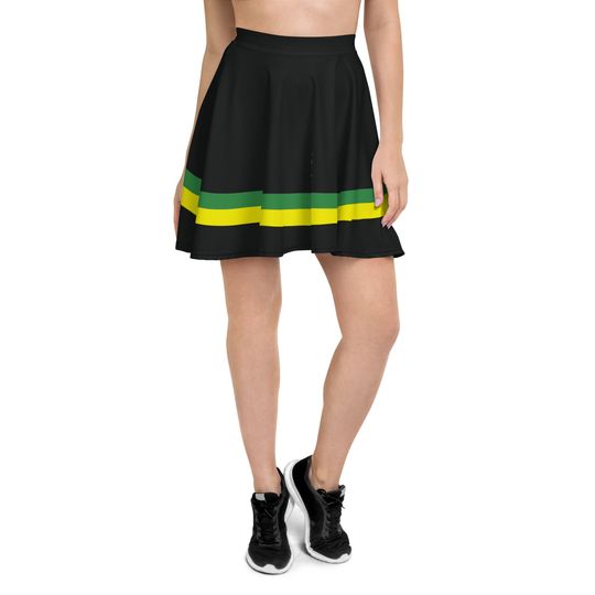Discover Jamaican Bobsled Skater Skirt  Striped Disneybound Costume
