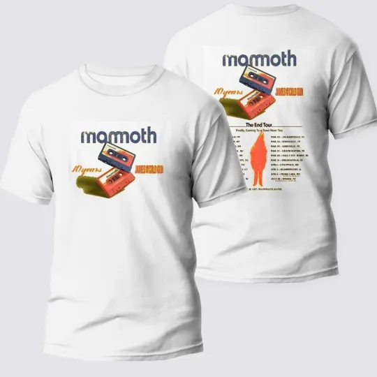 Discover Mammoth Announce 2026 U.S. Tour T Shirt