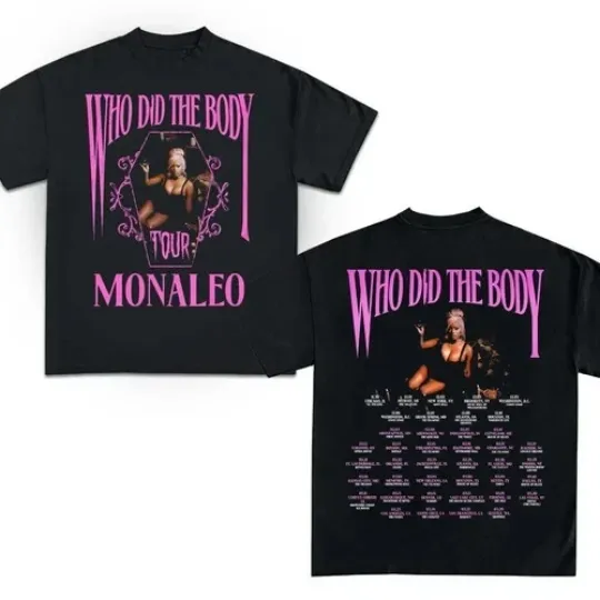 Discover Monaleo Shirt, Who Did The Body Tour 2026 Unisex tee
