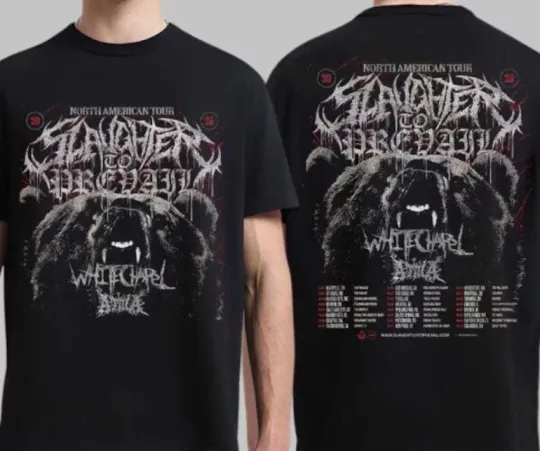 Slaughter To Prevail North America 2026 Tour Schedule Dates T-Shirt