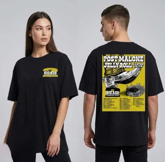 Discover Post Malone The Big Ass Stadium Tour 2026 Part 2 T shirt