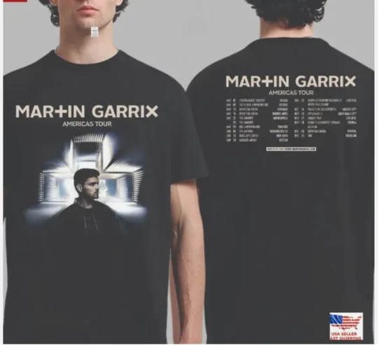Discover New Martin Garrix Americas Tour 2026 City Dates Two Sided T-Shirt