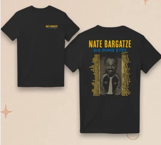 Discover Nate Bargatze 2026 Tour T-Shirt