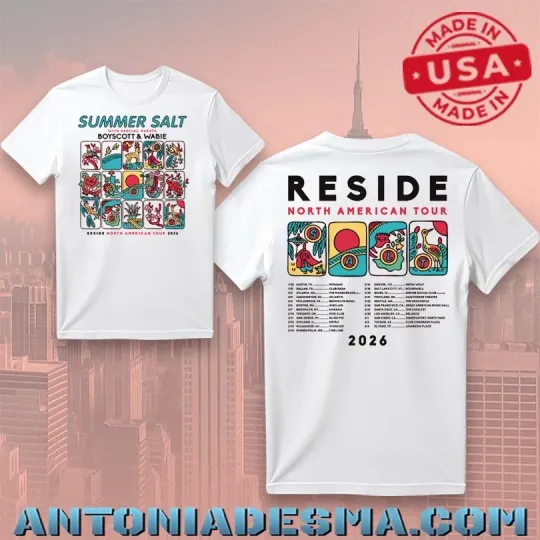 Discover Summer Salt North America Reside Tour 2026 Shirt