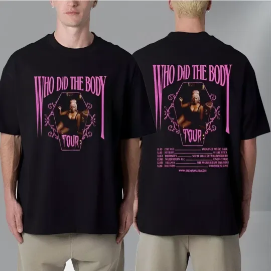 Discover Monaleo Who Did The Body Tour 2026 Inspired Double Sided T-Shirt