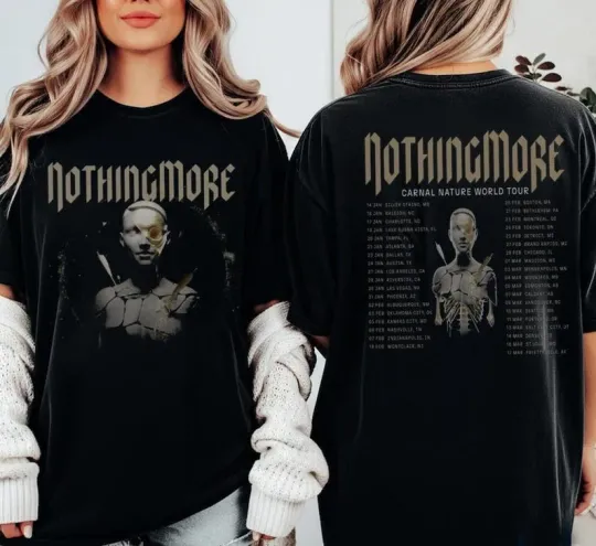 Discover Nothing More North American Tour 2026 Concert Tee