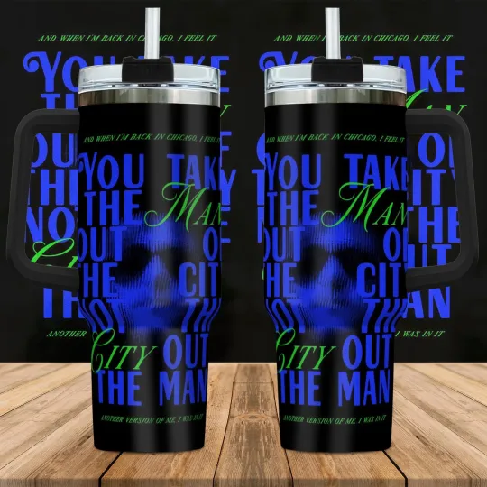 Discover 40 oz Tumbler with Handle for Fans