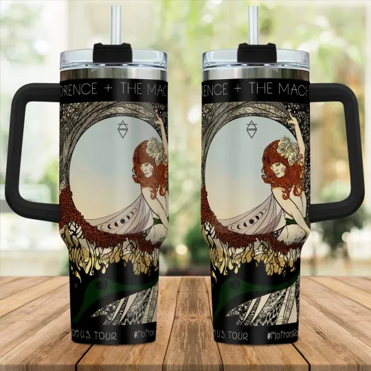 Discover Florence and the Machine 40oz Tumbler with Handle Gift for Fans