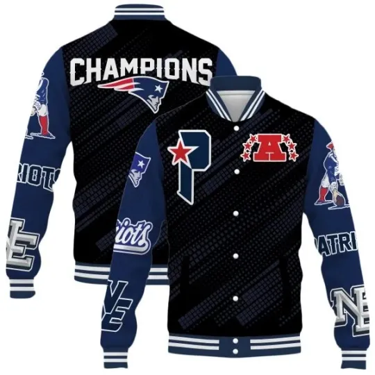 Discover Patriots Champions Baseball Jacket