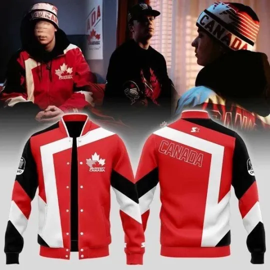 Discover Octobers Very Own x Canada Baseball Jacket