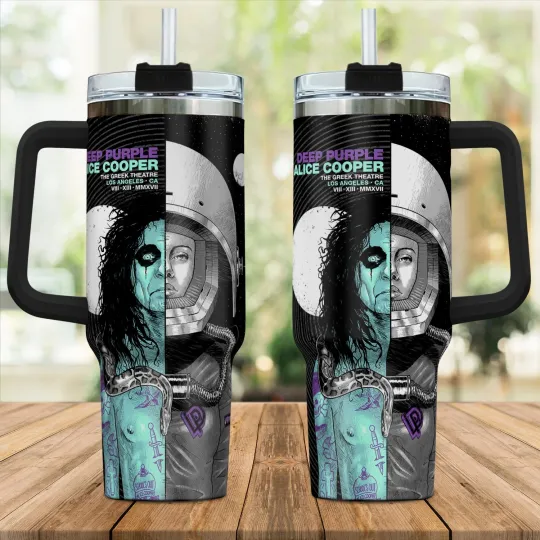 Discover Alice Coope 40oz Tumbler with Handle - Drink Gift for Fans