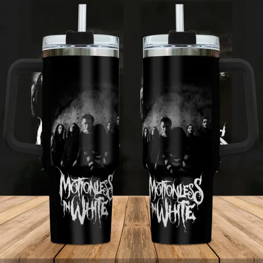 Discover Motionless In White 40oz Tumbler with Handle