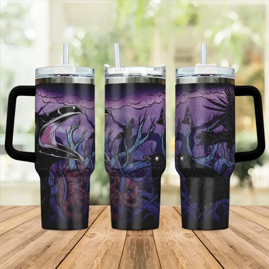 Discover Motionless in White 40oz Tumbler with Handle for Fans