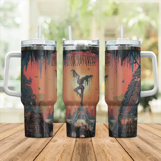 Discover 40 oz Hot Tumbler with Handle - Dave Matthews Gift for Fans