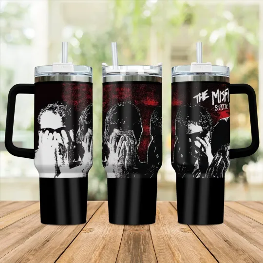 40 oz Tumbler with Handle - New Popular Misfits Gift for Fans