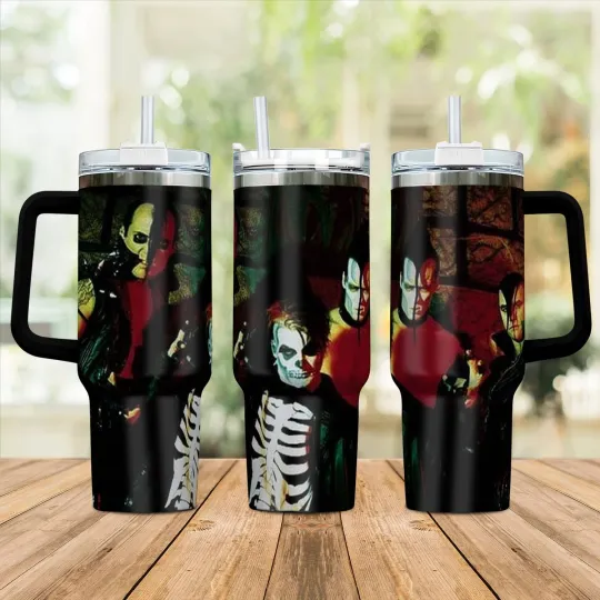 Hot Misfits 40 oz Tumbler with Handle, Stainless Steel, Gift for Fans