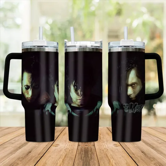 40 oz Hot Misfits Tumbler with Handle for Fans