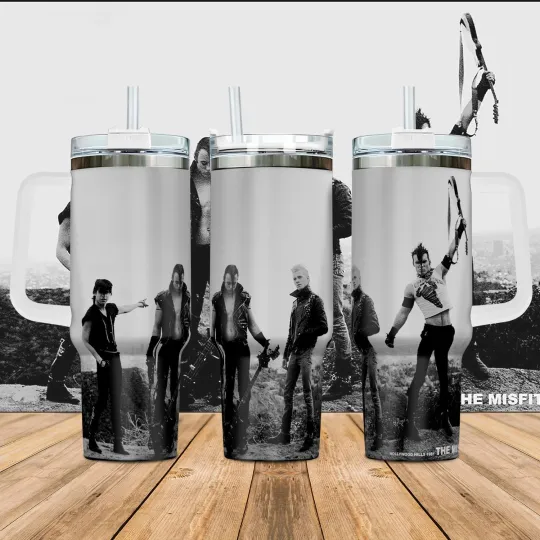 New Misfits 40oz Tumbler with Handle