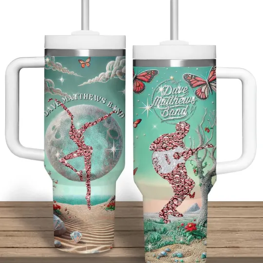 Dave Matthews Band 40oz Tumbler with Handle for Fans
