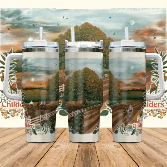 Tyler Childers 40oz Diptych Tumbler with Handle