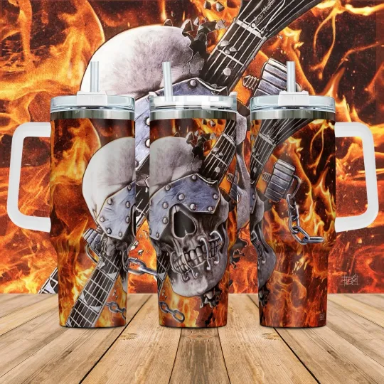 Megadeth 17th and Final Studio Album Tumbler 40oz with Handle Gift for Fans