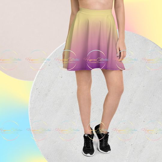 Discover Padme Pastel Elegance Women's Summer Skater Skirt