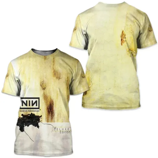 Discover Nine Inch Nails The Downward Spiral Album Cover 3D T-shirt