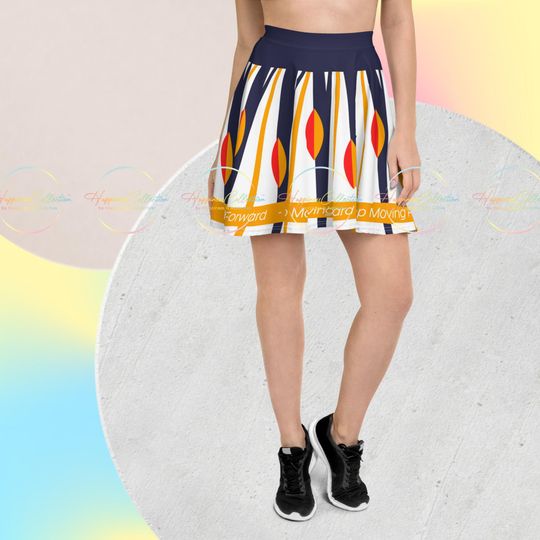 Discover Keep Moving Forward Mrs.Robinson Women's Summer Skater Skirt