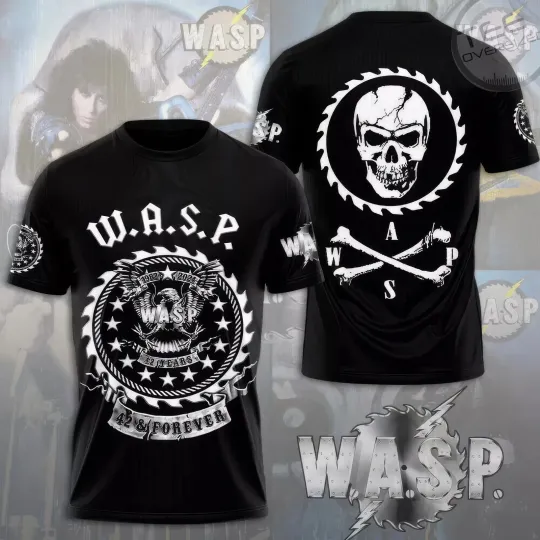 Discover WASP Band 3D T Shirt New For Fan