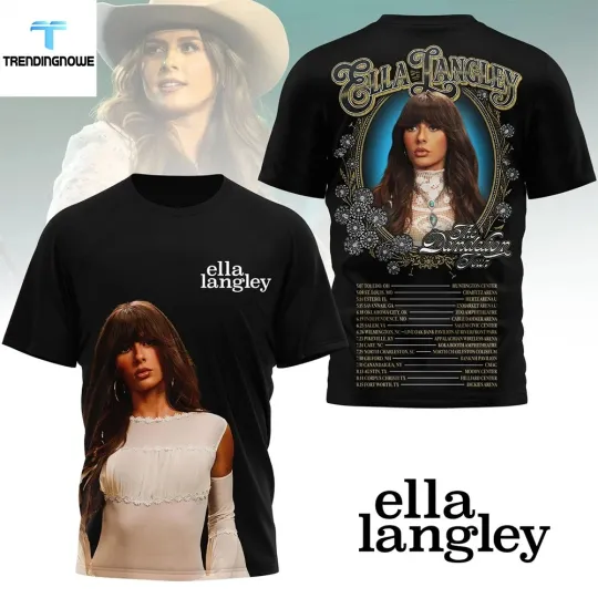 Discover Ella Langley The Dandelion Tour 2026 3D T-shirt