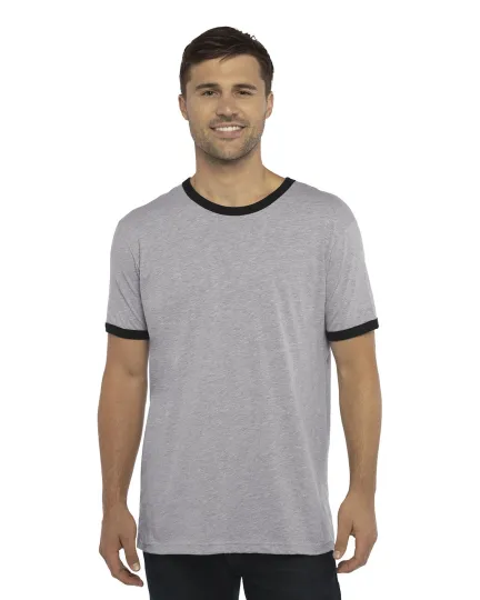 Discover Next Level Apparel Unisex Ringer Stylish T Shirt Casual Plain T-Shirt - 3604