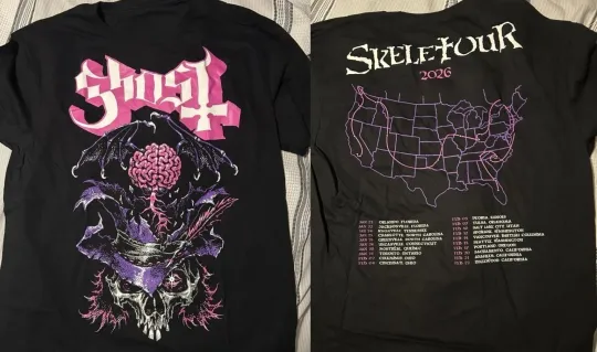 Ghost Band Skeletour 2026 World Tour T-Shirt