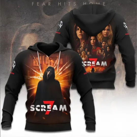 Scream 2026 3D Apparel Hoodie