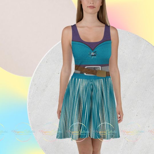 Discover Uma-Inspired Pirate Women's Summer Skater Dress