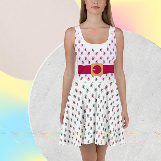 Discover This Enchanting Princess Loves Her Floral Girly Skater Dress