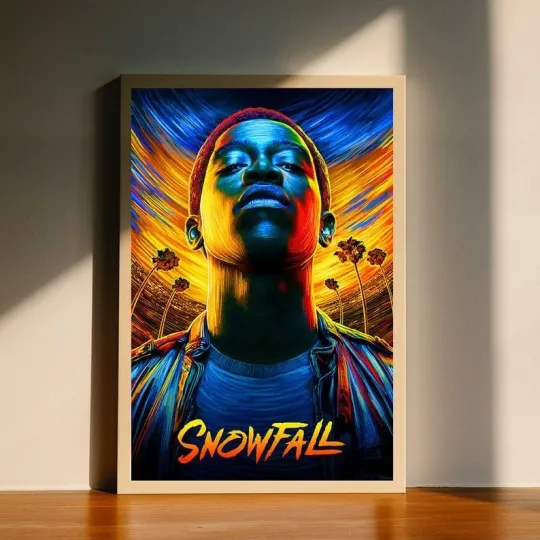 Discover Snowfall TV Series Poster Vertical Wall Art Print