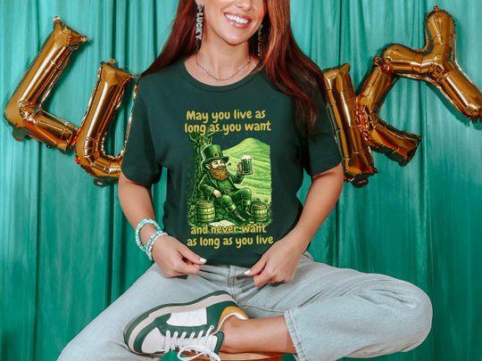 Discover Irish Blessing T-Shirt Saint Patrick's Day Irish Prayer Tee