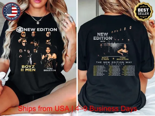 Discover R&B Concert Vibe T-Shirt – Double Sided Graphic – Music Fan Streetwear Tee