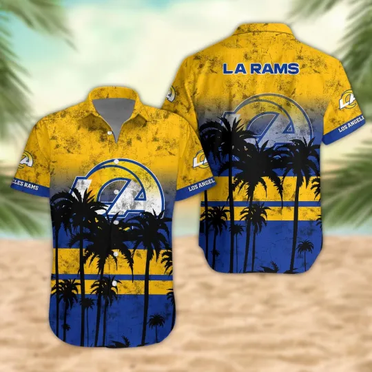Discover Los Angeles Football Team Ramss Trending Summer Hawaiian Shirt
