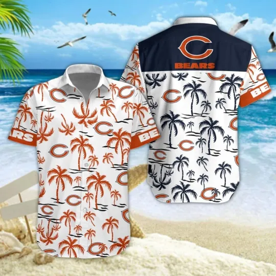 Discover Chicago Football Bearss Team Hawaiian Shirt Unisex Adult Outfit
