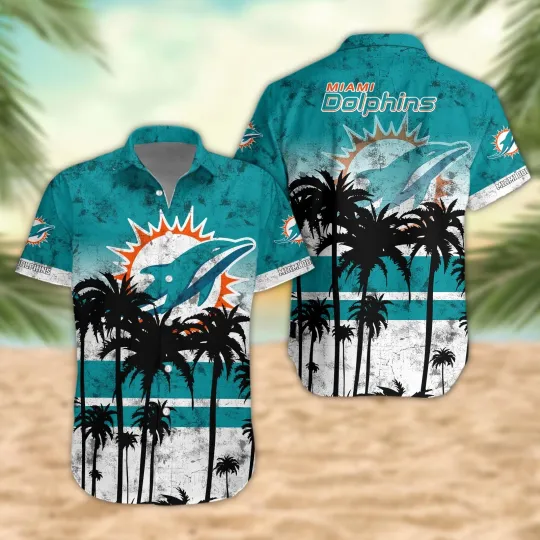 Discover Miami Football Team Dolphinss Trending Summer Hawaiian Shirt