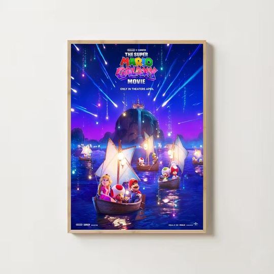 Discover The Super Mario Galaxy 2026 Movie Poster