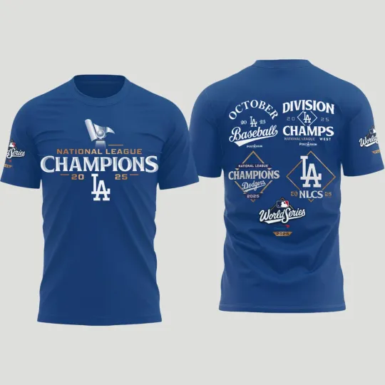 Dodgers National League Champions 2025 Shirt