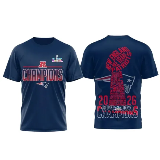 Discover Patriots 2026 SBowl Champions Shirt