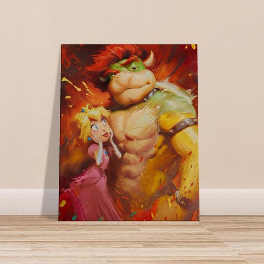 Discover Bowser's Painting - Super Mario Galaxy Movie Poster