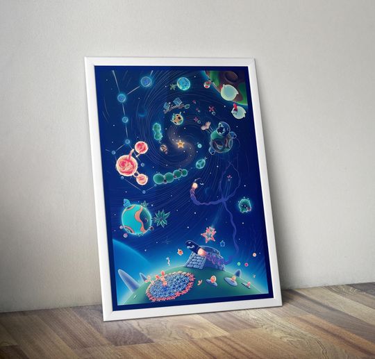 Super Mario Galaxy Poster | Gaming Poster | Gaming Artwork | Gaming Decor | Video Game Poster | Gaming Gift | Video Game Print | Wall Art