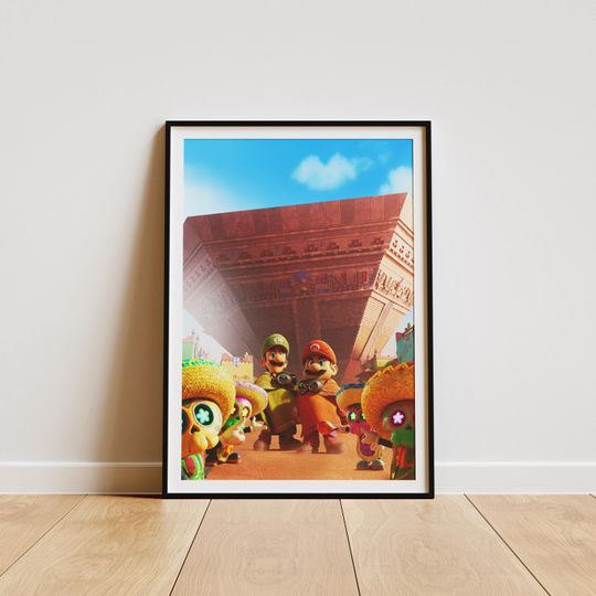 Discover Michael Jelenic, Aaron Horvath "SUPER MARIO GALAXY" (2026) | Movie Poster | Wall Decor | Fan Gift Idea