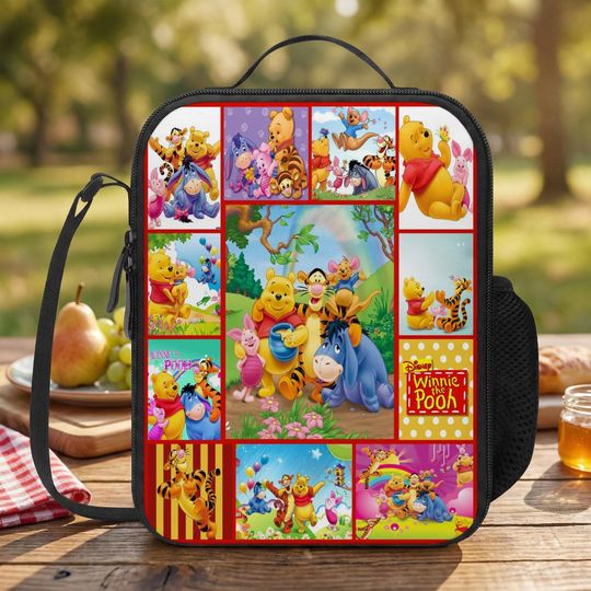 Discover Winnie The Pooh Lunch Box Bag, Winnie The Pooh Lunch Bag, Winnie The Pooh Quality Keep Warm/Cold Lunch Bag